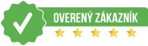Nálepka Overený zákazník